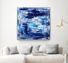 Blue passion by Katerina Izotova on GIANT ART - blue mixed media