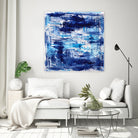 Blue passion by Katerina Izotova on GIANT ART - blue mixed media