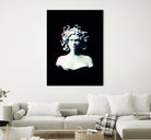 Medusa glitch by Menelaos Trompoukis on GIANT ART - black digital painting