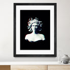 Medusa glitch by Menelaos Trompoukis on GIANT ART - black digital painting