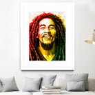 bob marley by Enrico Varrasso on GIANT ART - yellow digital painting