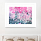 When indigo loves pink || watercolor by Katerina Izotova on GIANT ART - pink mixed media