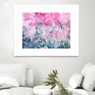 When indigo loves pink || watercolor by Katerina Izotova on GIANT ART - pink mixed media