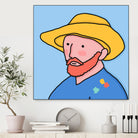 Vincent by Idil Keysan on GIANT ART - blue digital drawing