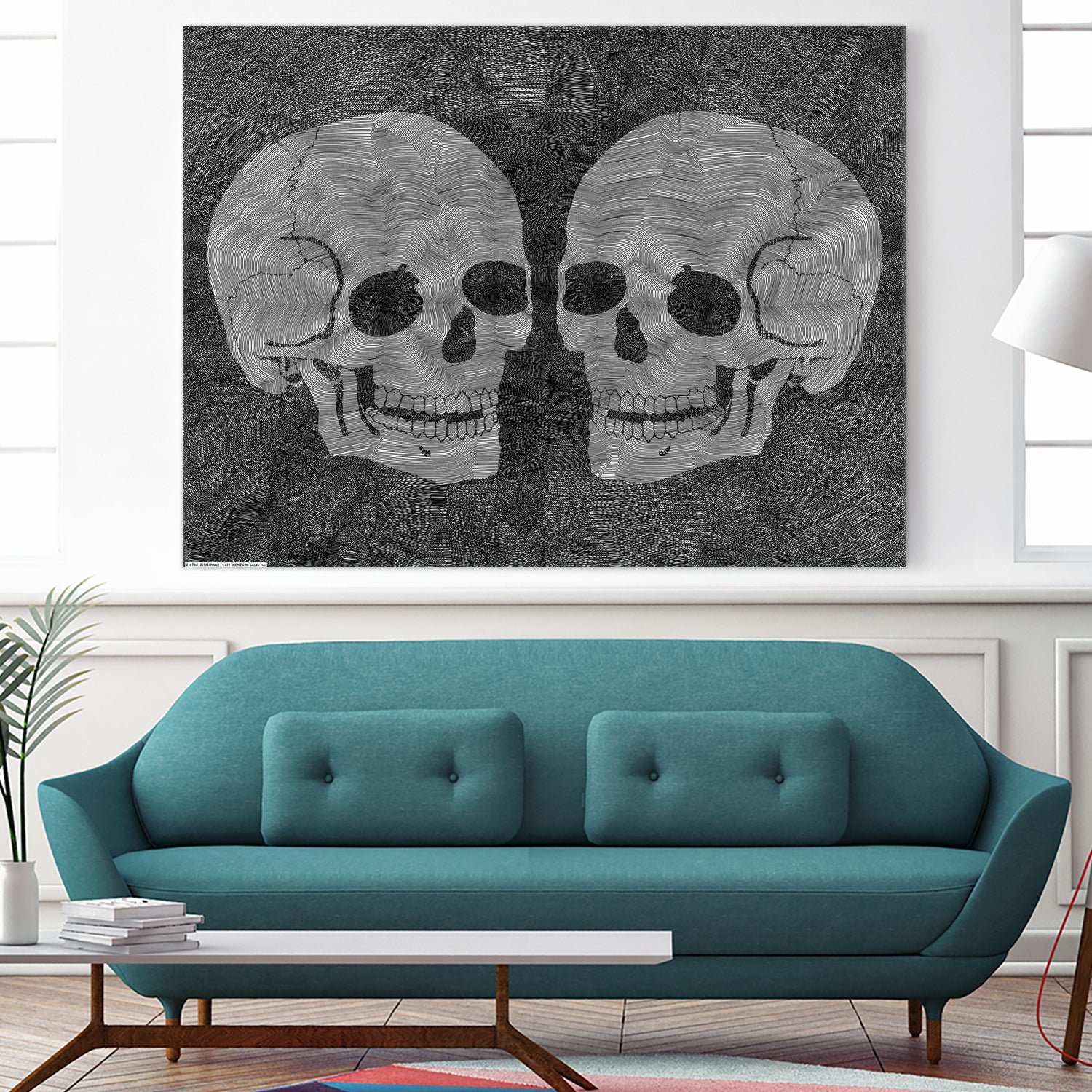 Memento Mori VI by Victor Fitzsimons on GIANT ART - black digital drawing