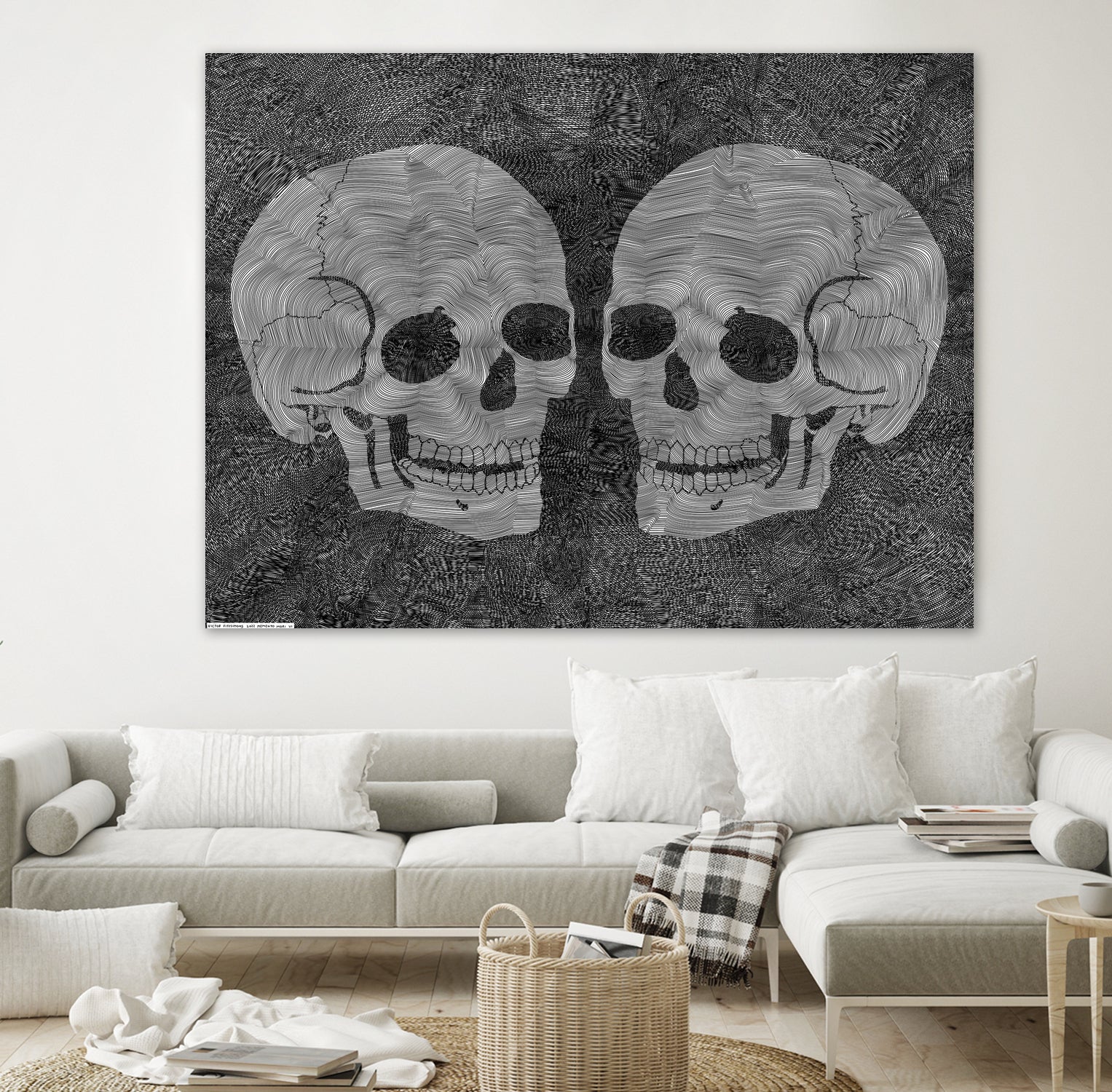 Memento Mori VI by Victor Fitzsimons on GIANT ART - black digital drawing