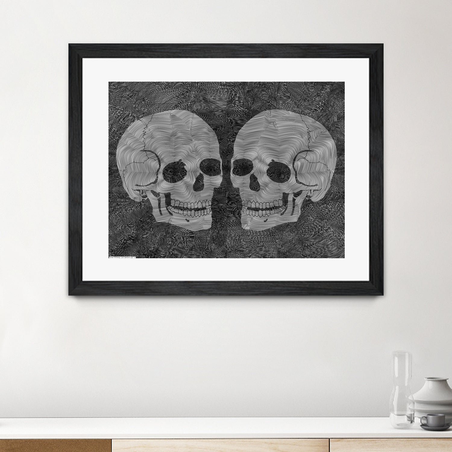 Memento Mori VI by Victor Fitzsimons on GIANT ART - black digital drawing