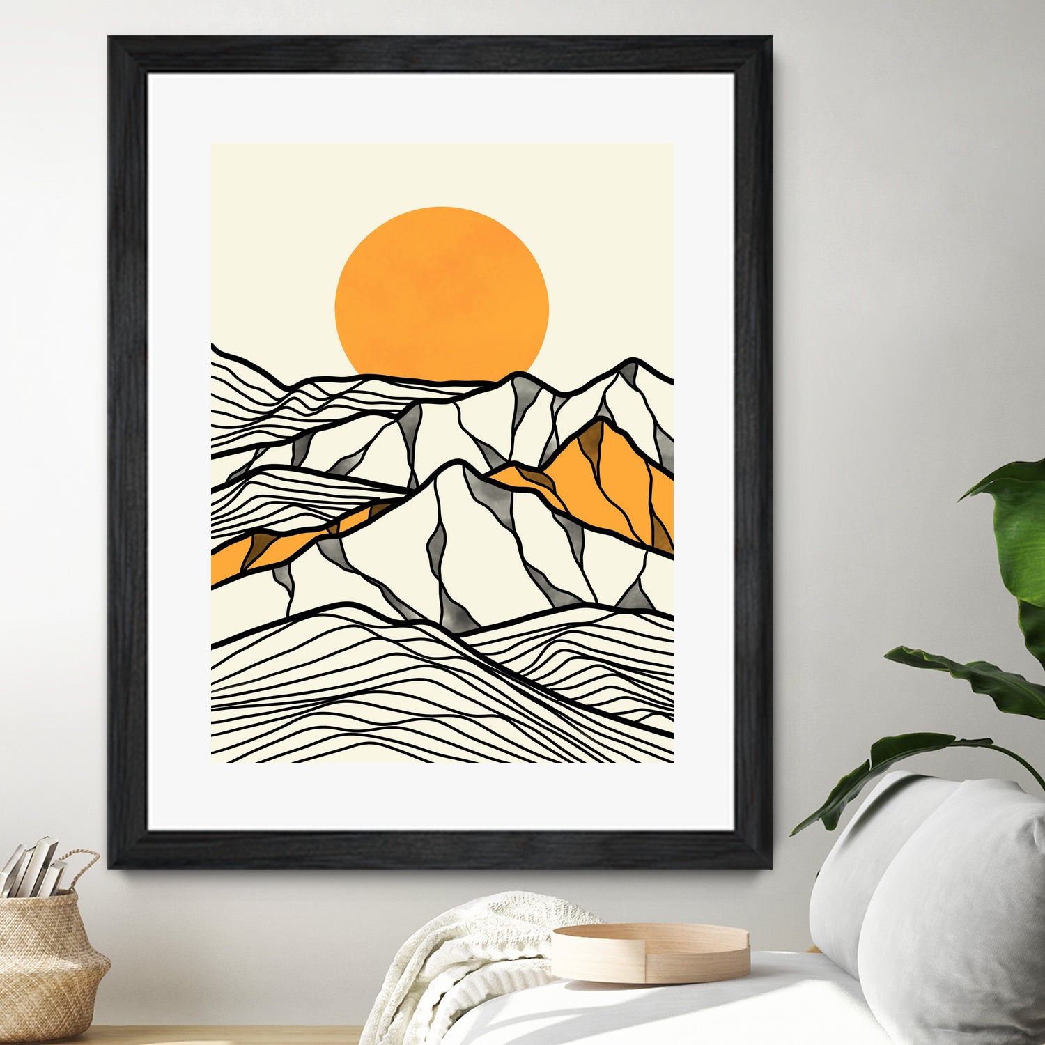 The Hills by aliym fitranto on GIANT ART - black digital drawing