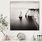 Falaise d'Aval Etretat Study I by Rafal Krol on GIANT ART - black photo illustration