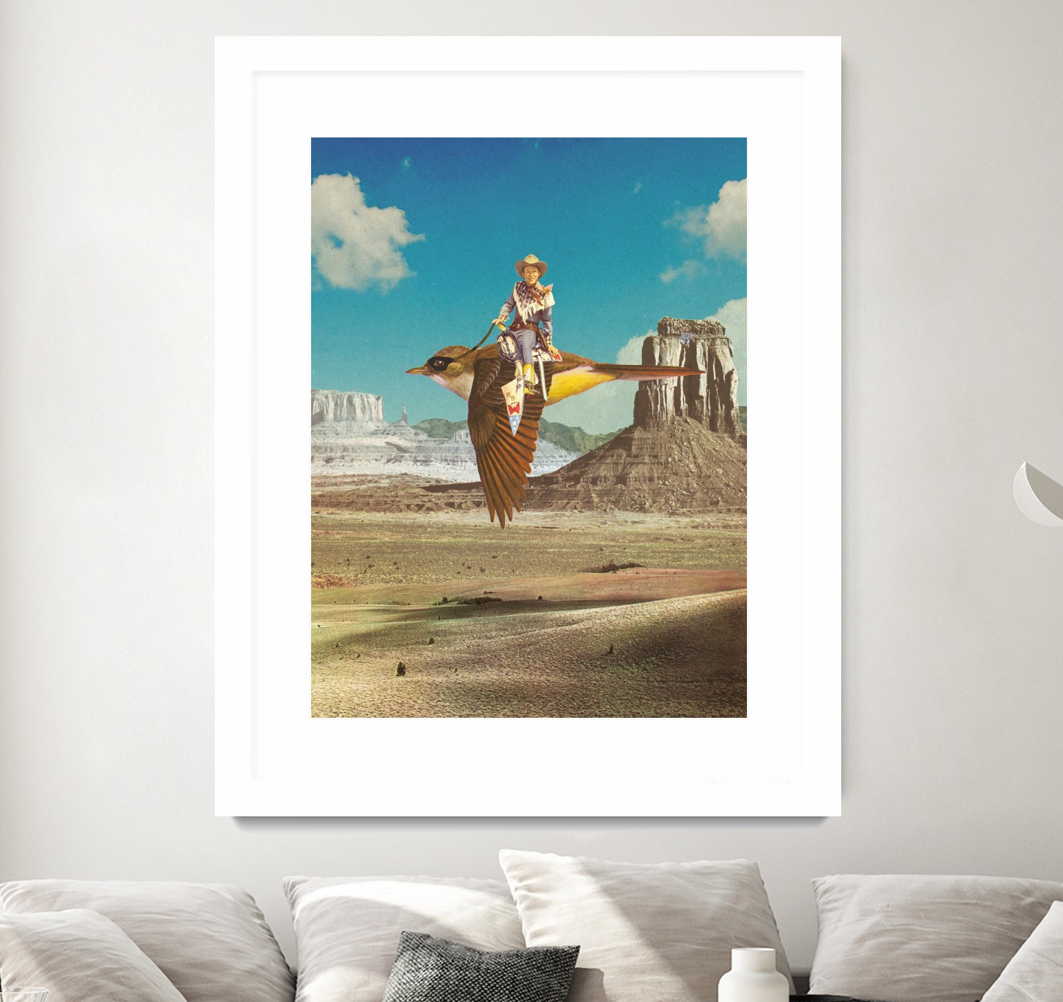 Happy Trails by Sammy Slabbinck on GIANT ART - blue photo illustration