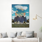 The Cloud Catcher by Sammy Slabbinck on GIANT ART - blue photo illustration