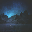 When The Night Has Come, And The Land Is Dark by Jamison Gish on GIANT ART - blue digital painting