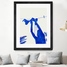 Blue Nude Vacay Matisse by Uma Gokhale on GIANT ART - blue digital painting