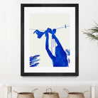 Blue Nude Vacay Matisse by Uma Gokhale on GIANT ART - blue digital painting