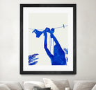 Blue Nude Vacay Matisse by Uma Gokhale on GIANT ART - blue digital painting