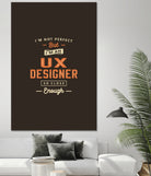 UX Designer Funny Job Title Profession Birthday Worker by JOSE LOPES NETO on GIANT ART - black typography