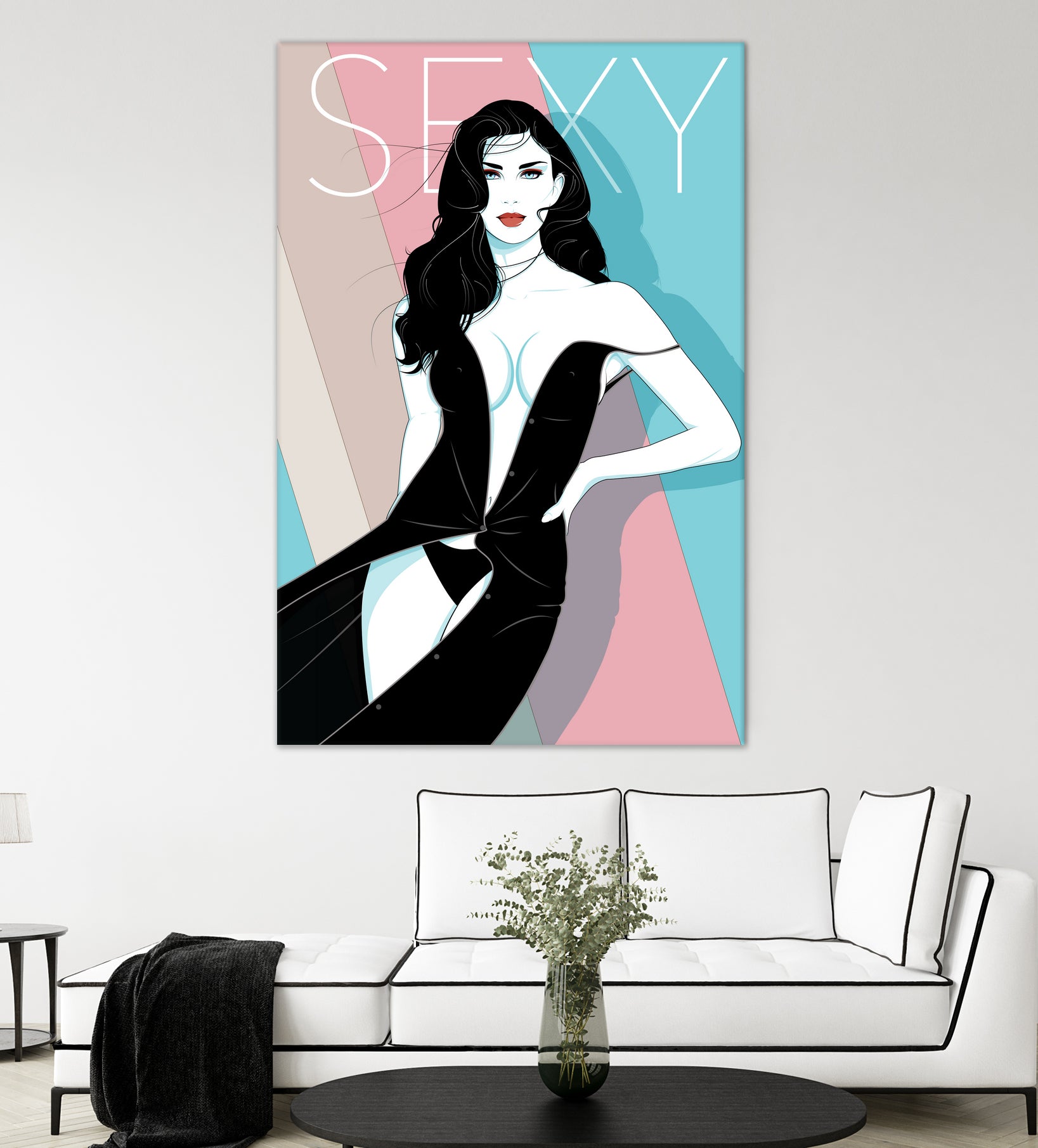 SEXY by Ron Santiano on GIANT ART - black digital drawing