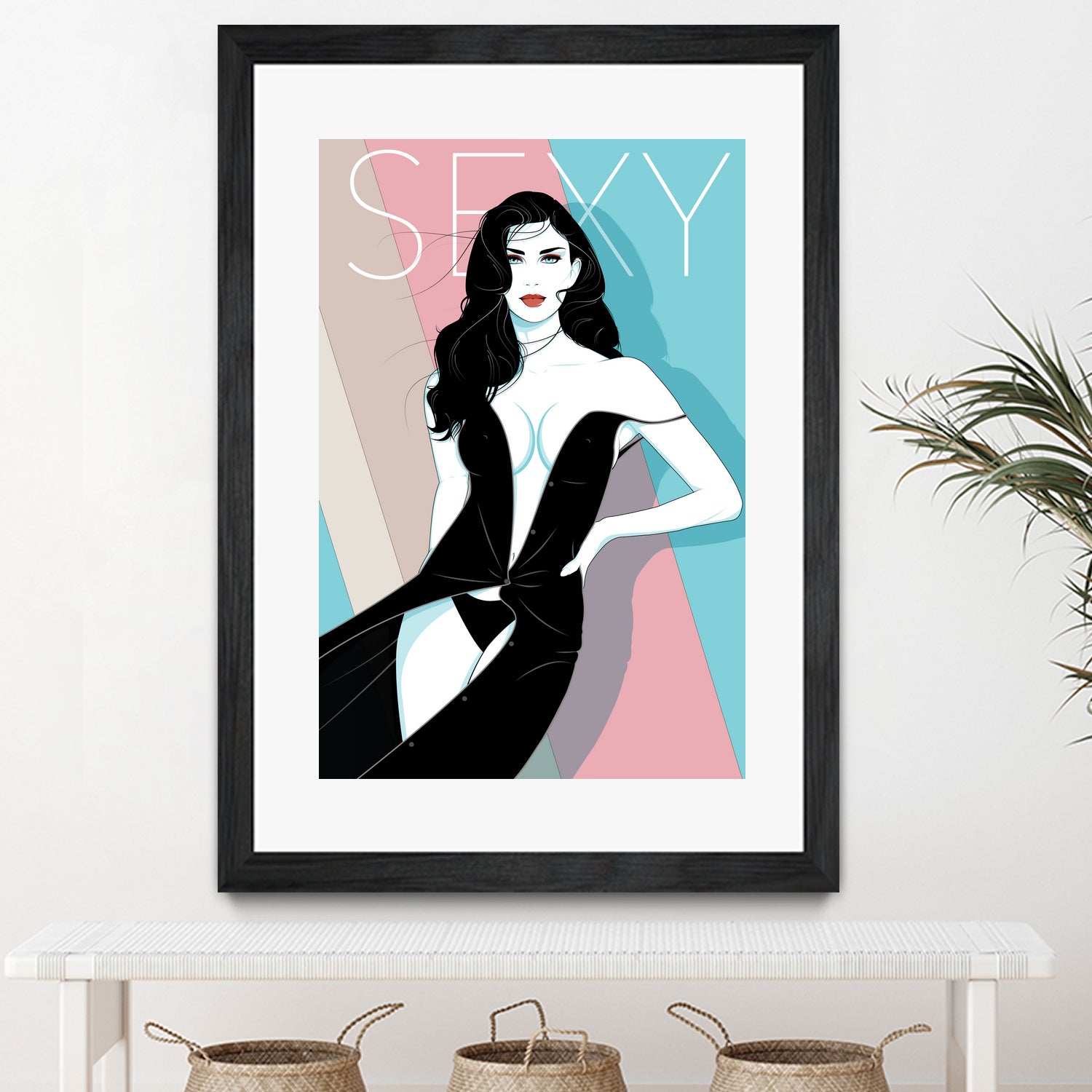 SEXY by Ron Santiano on GIANT ART - black digital drawing