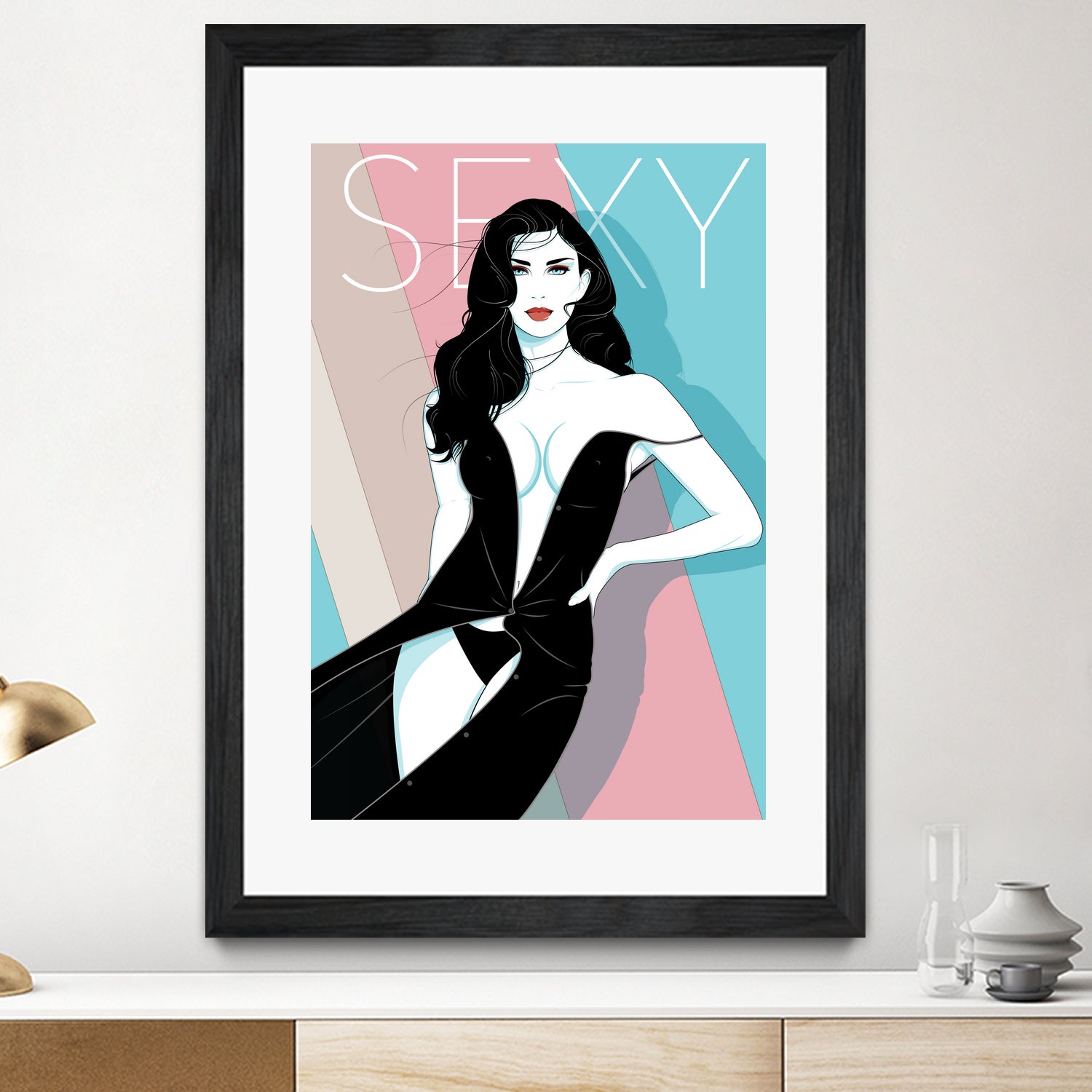 SEXY by Ron Santiano on GIANT ART - black digital drawing