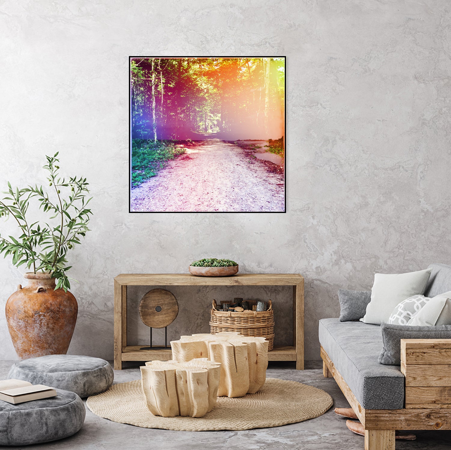 Path by Deb Schmill on GIANT ART - fuchsia photo manipulation