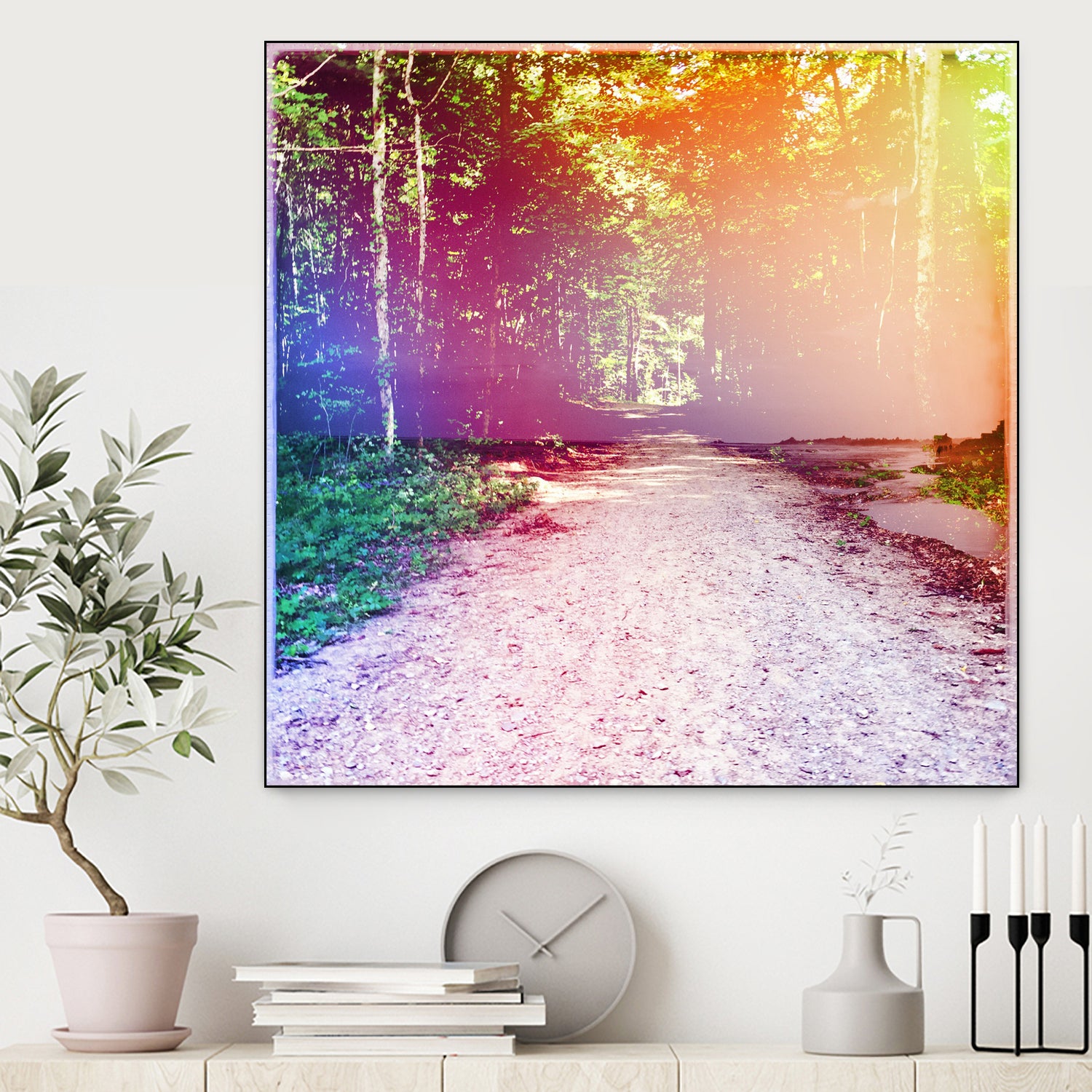 Path by Deb Schmill on GIANT ART - fuchsia photo manipulation