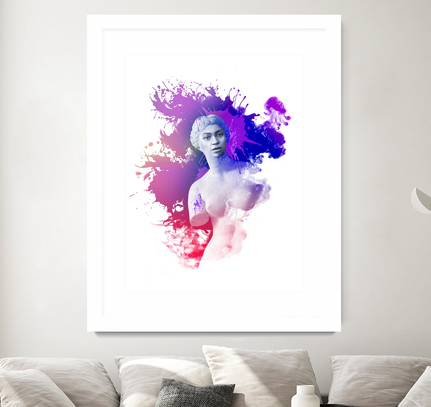 Beyoncé Venus by Pepe Psyche on GIANT ART - fuchsia digital painting