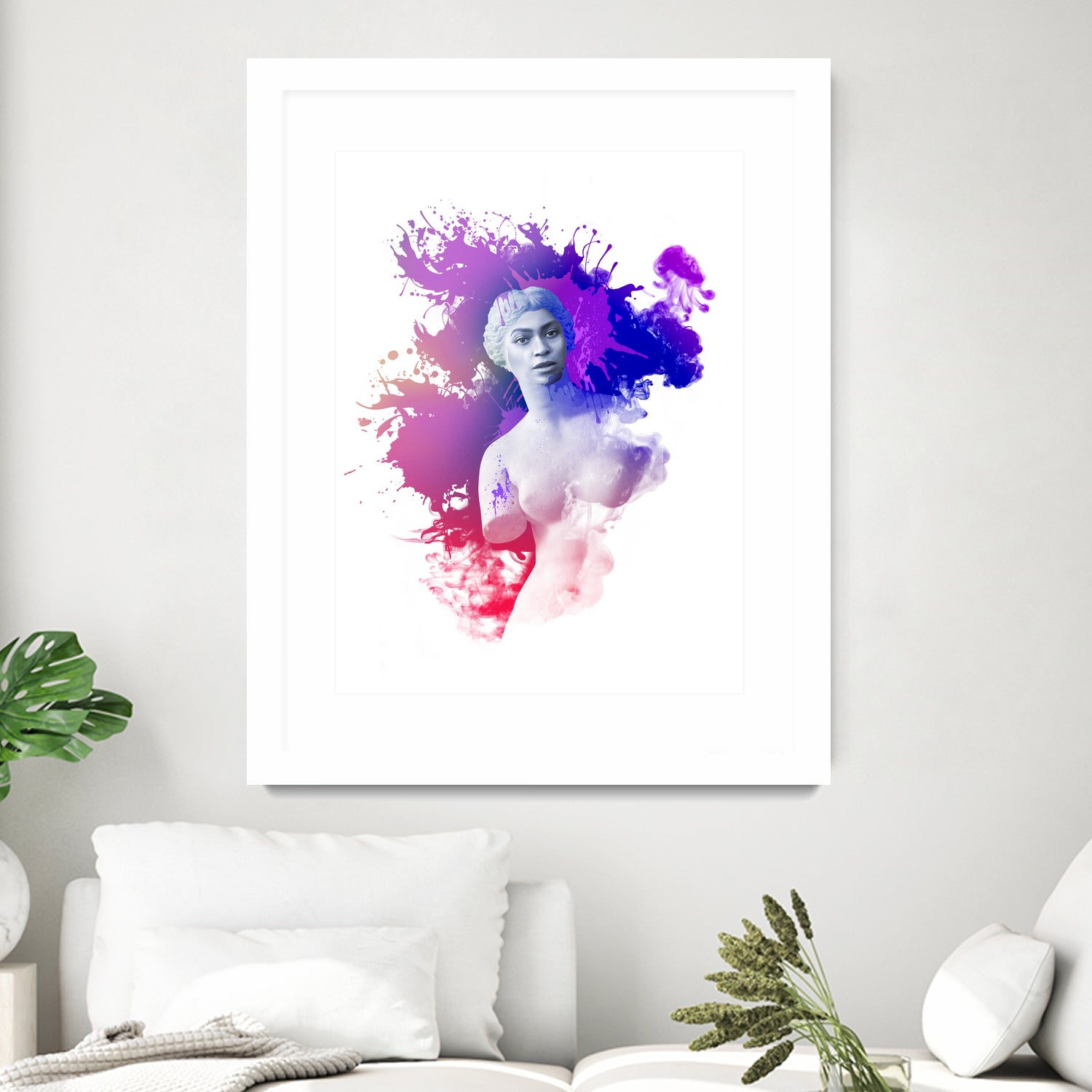 Beyoncé Venus by Pepe Psyche on GIANT ART - fuchsia digital painting