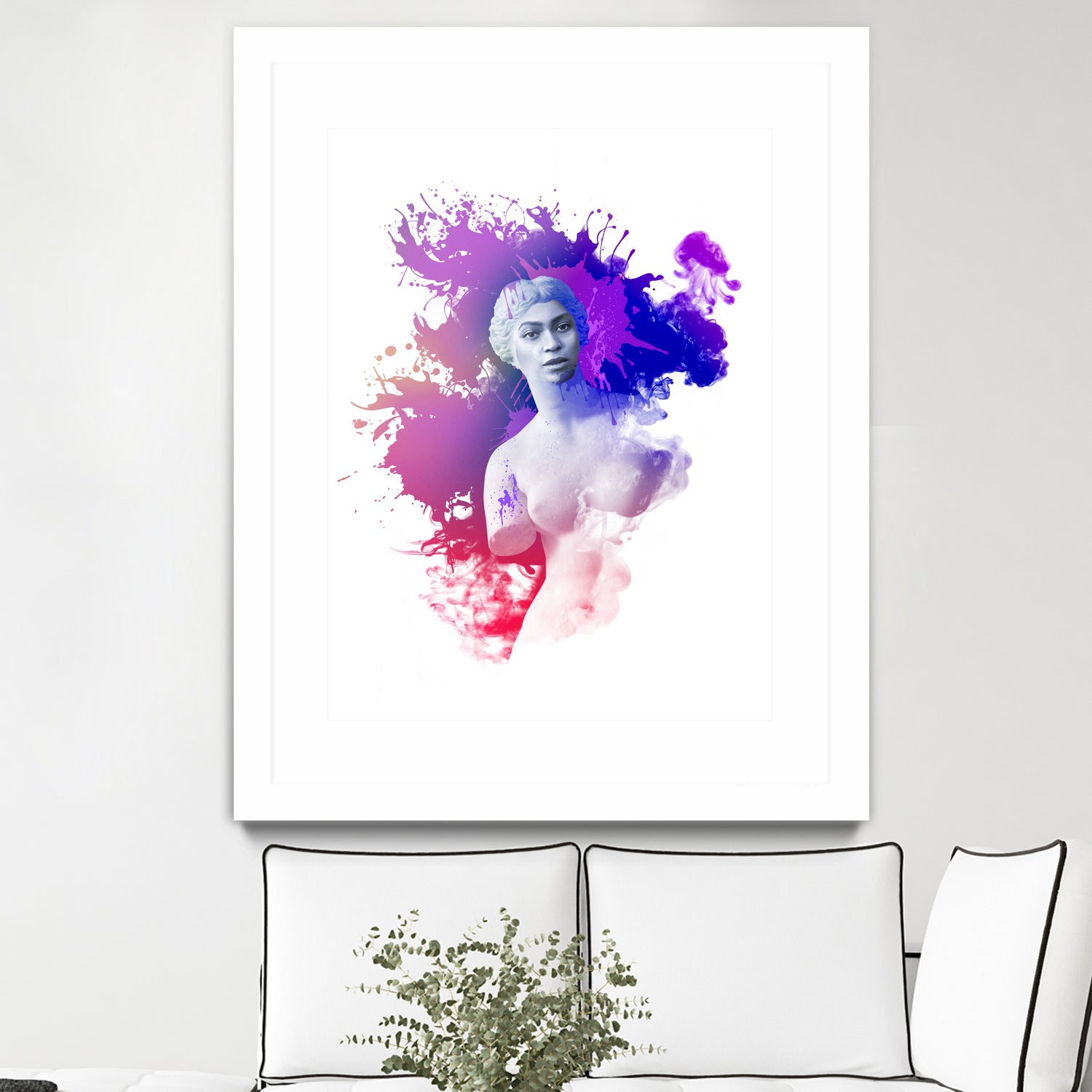 Beyoncé Venus by Pepe Psyche on GIANT ART - fuchsia digital painting