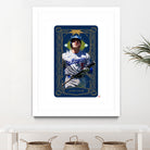 Dodgers Tarot: Justice by Claudia Labarca on GIANT ART - blue digital painting