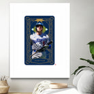 Dodgers Tarot: Justice by Claudia Labarca on GIANT ART - blue digital painting