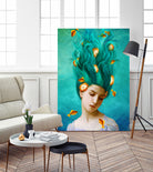 Sweet Allure by Diogo Veríssimo on GIANT ART - blue character design