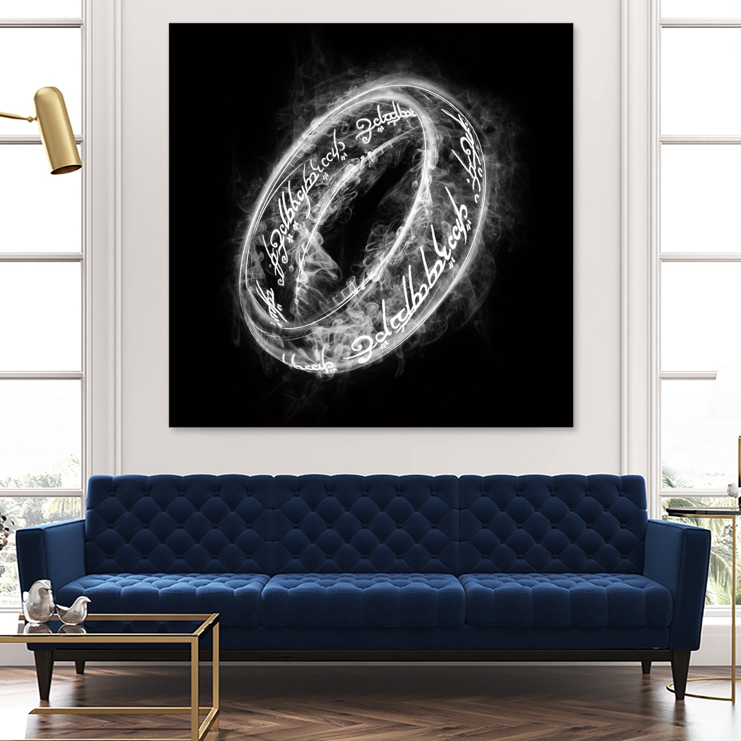 Smoky Ring by bruno clasca on GIANT ART - black digital drawing