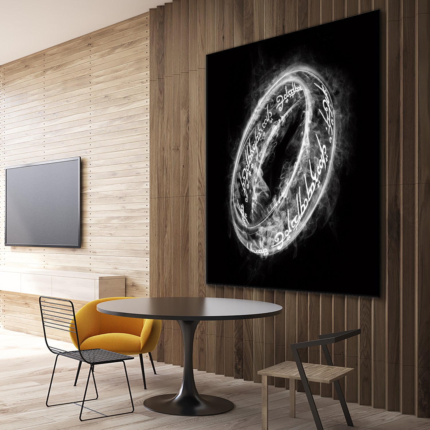 Smoky Ring by bruno clasca on GIANT ART - black digital drawing