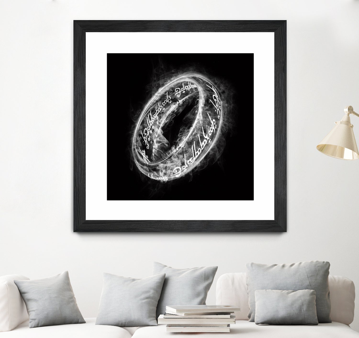 Smoky Ring by bruno clasca on GIANT ART - black digital drawing