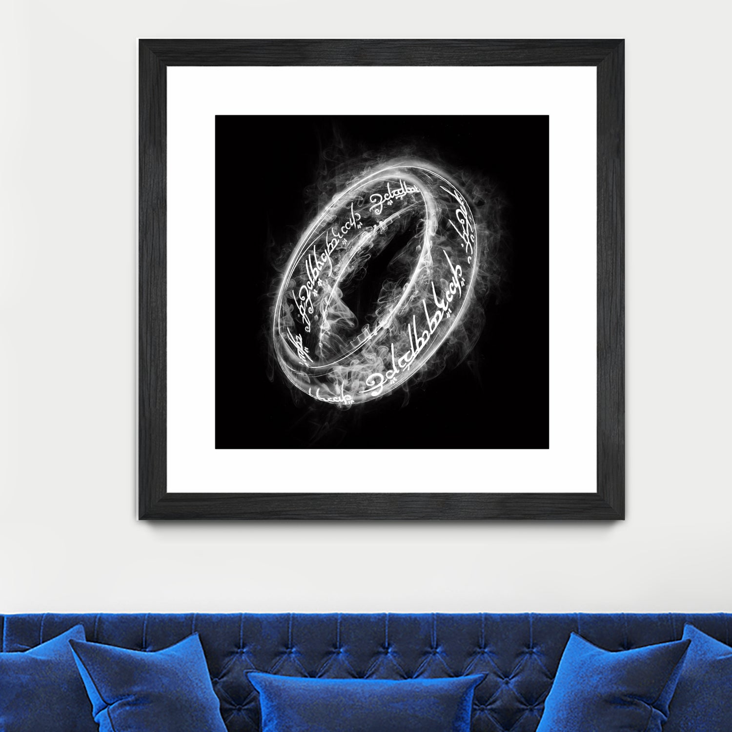 Smoky Ring by bruno clasca on GIANT ART - black digital drawing