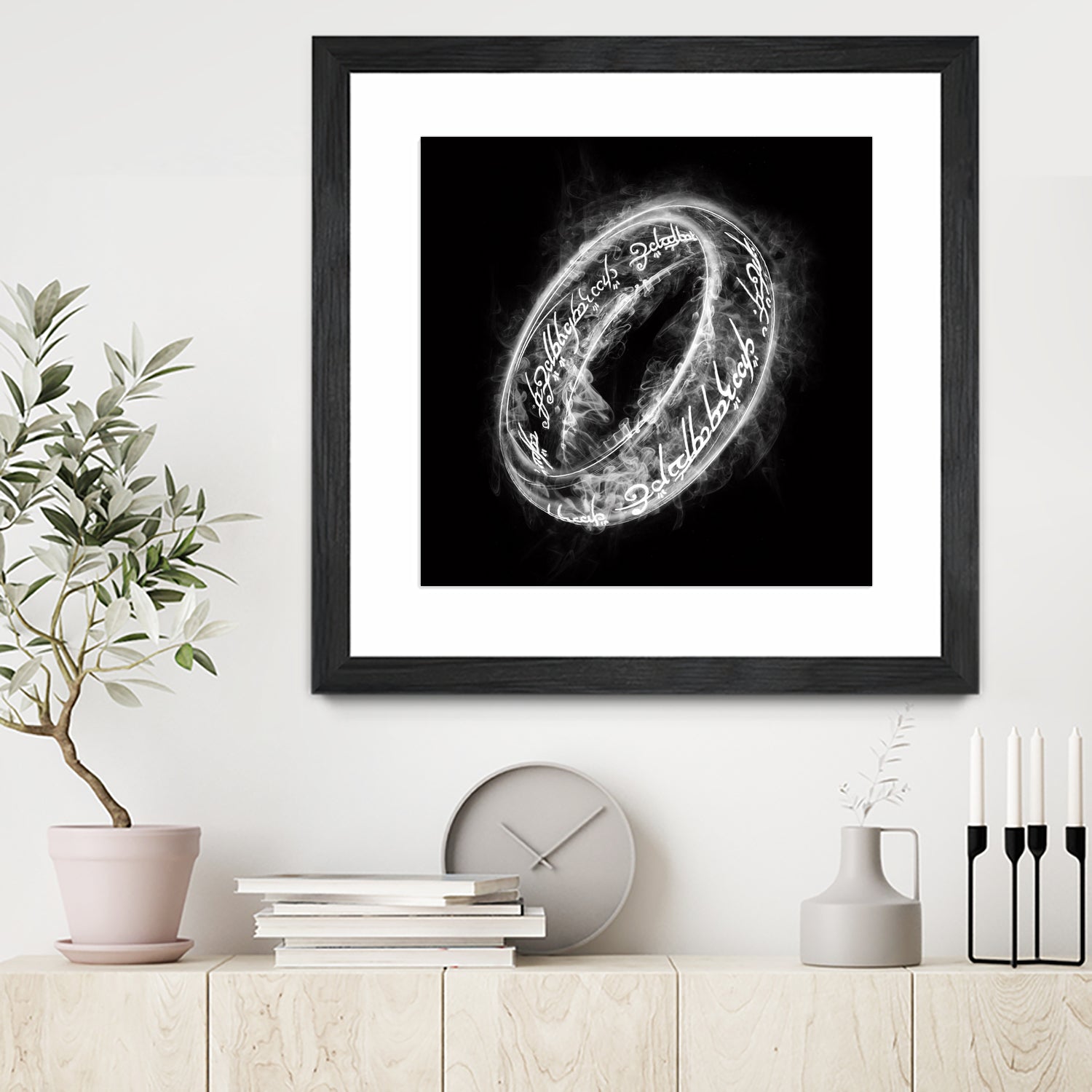 Smoky Ring by bruno clasca on GIANT ART - black digital drawing