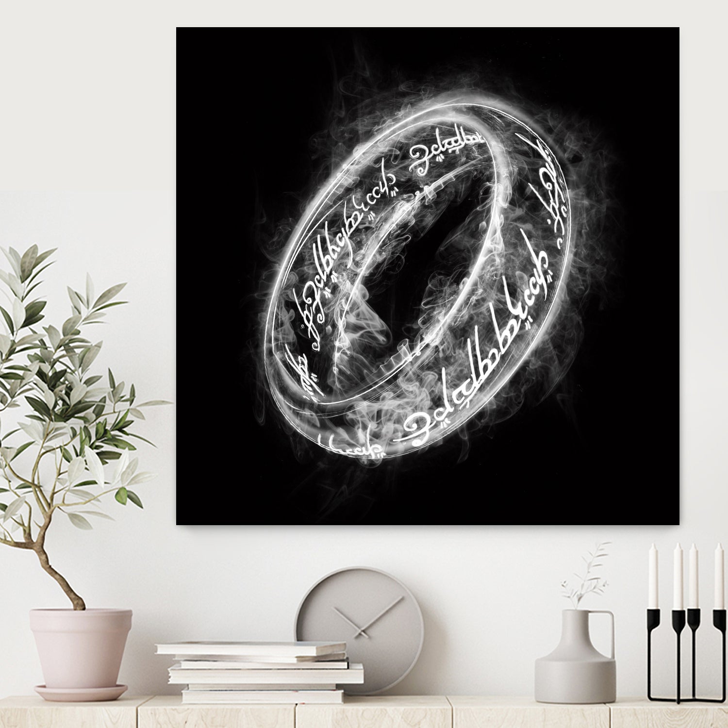 Smoky Ring by bruno clasca on GIANT ART - black digital drawing