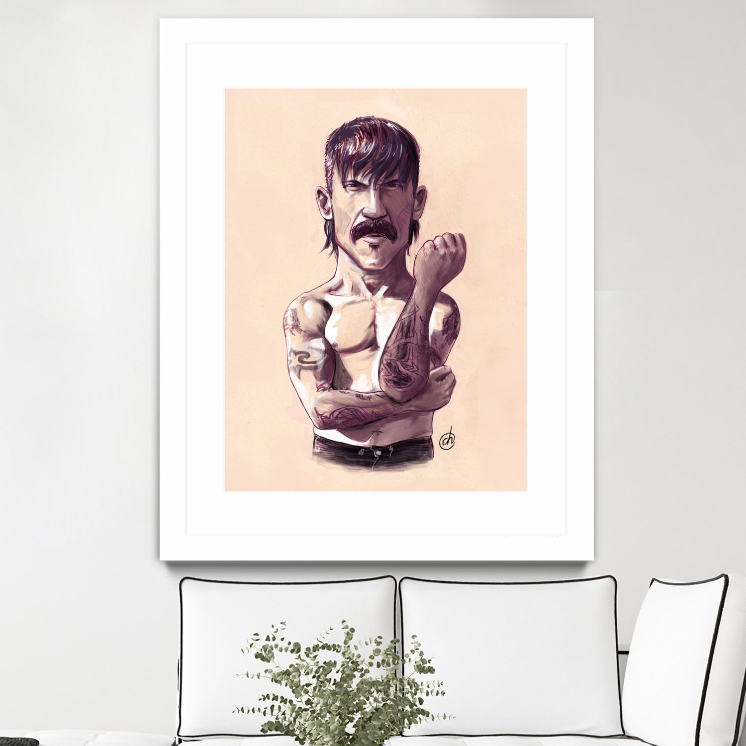 Anthony Kiedis - Unlimited Love by Charlie Casado on GIANT ART - white character design