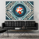 Patterns III by Raffael Pindell on GIANT ART - blue digital painting