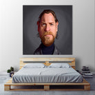 Ewan McGregor by Rob Snow on GIANT ART - gray digital painting