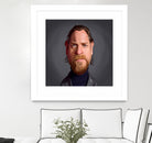 Ewan McGregor by Rob Snow on GIANT ART - gray digital painting