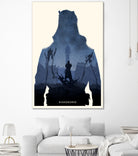 Dishonored by Ryan Ripley on GIANT ART - blue digital drawing