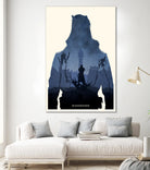 Dishonored by Ryan Ripley on GIANT ART - blue digital drawing