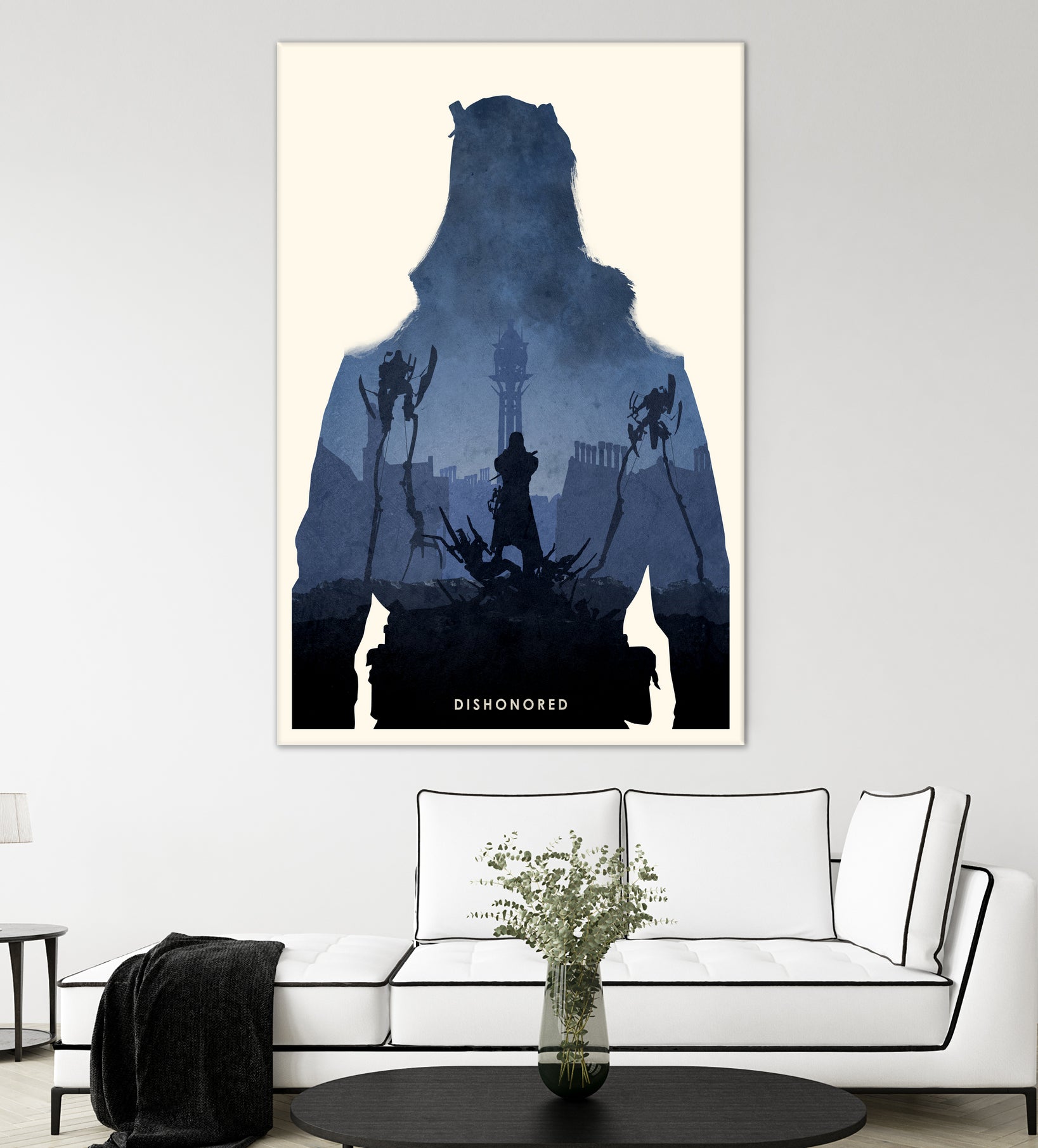 Dishonored by Ryan Ripley on GIANT ART - blue digital drawing