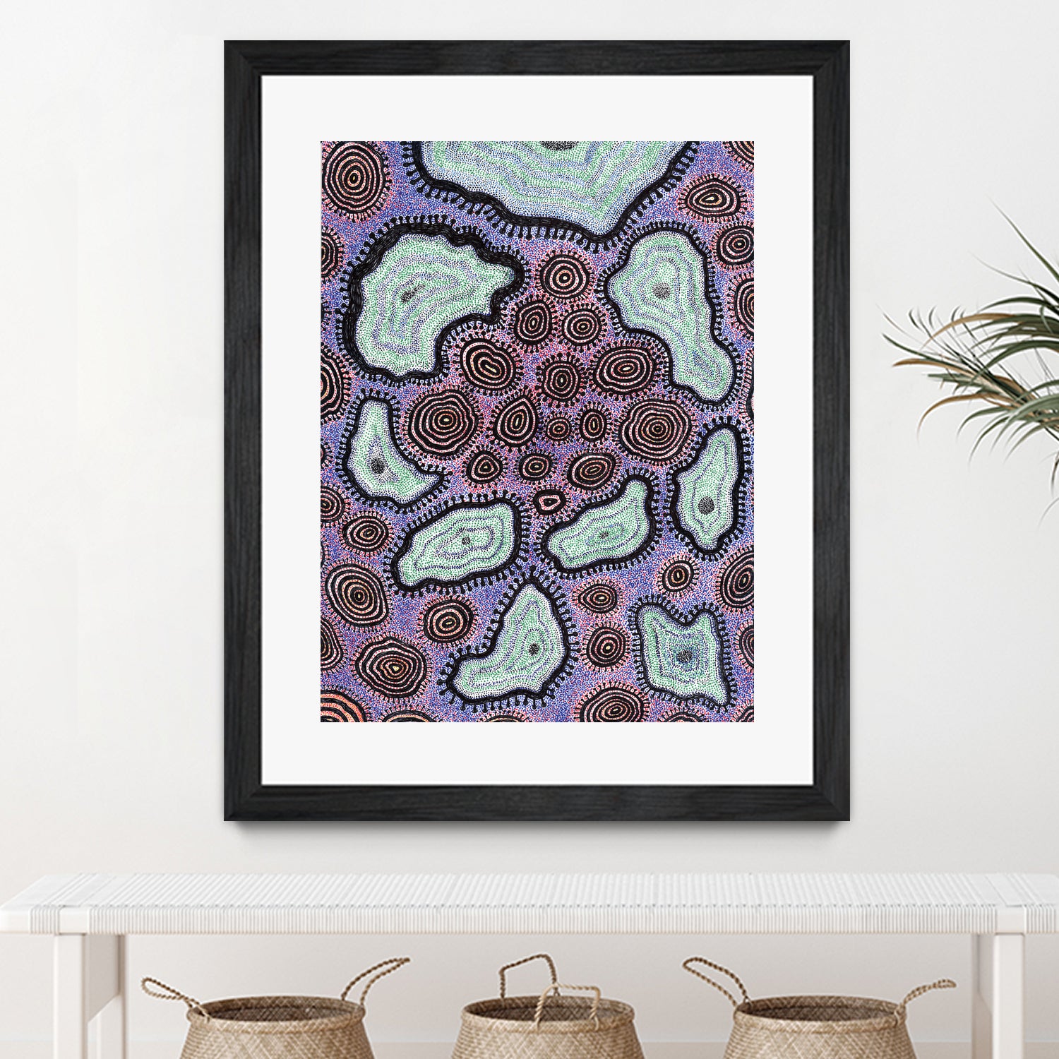 Cells by Victor Fitzsimons on GIANT ART - fuchsia mixed media