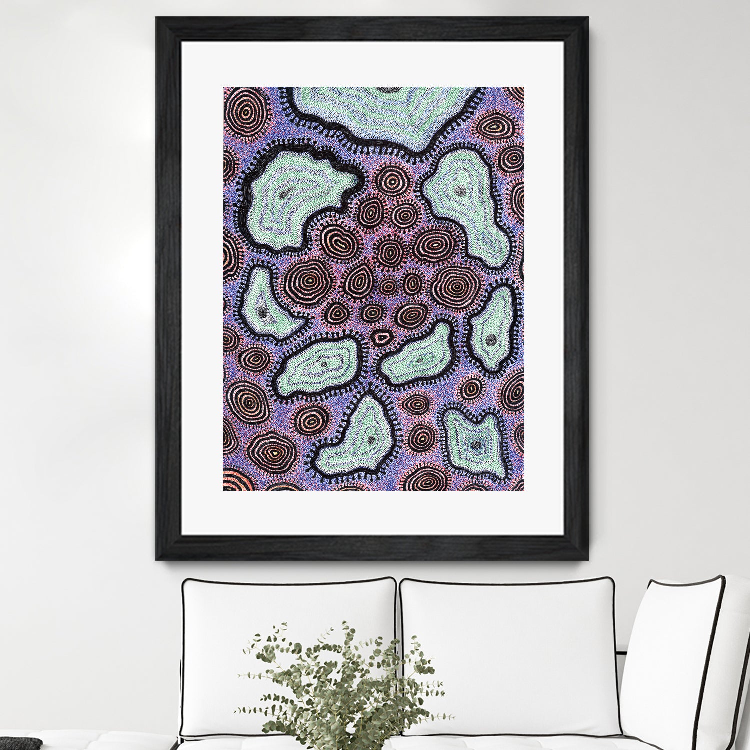 Cells by Victor Fitzsimons on GIANT ART - fuchsia mixed media