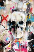 SKULL by Andrew Turner on GIANT ART - red mixed media