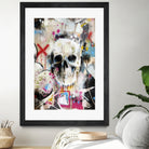 SKULL by Andrew Turner on GIANT ART - red mixed media