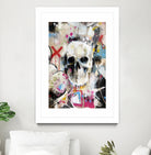 SKULL by Andrew Turner on GIANT ART - red mixed media