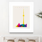 Shapes of Toronto by Yoni Alter on GIANT ART - yellow digital drawing